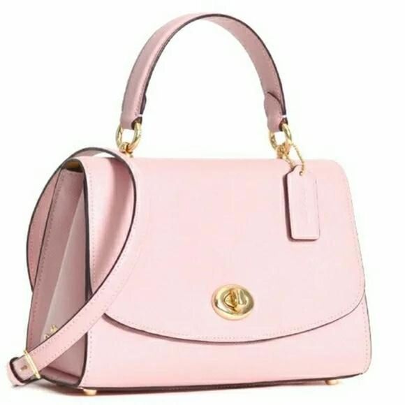 Coach Pink Top Handle Crossbody Bag - Picture 1 of 6